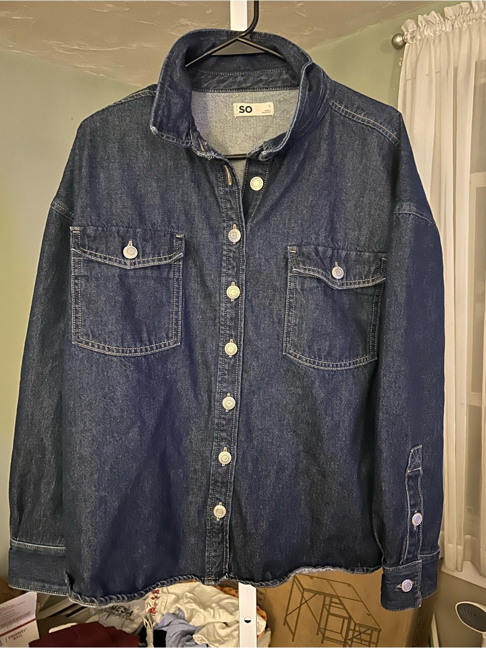 SO Womans Denim Shirt/Jacket  in size L
